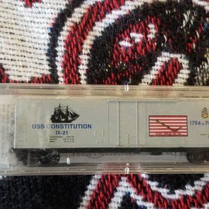 Micro Trains N scale Navy Box Car